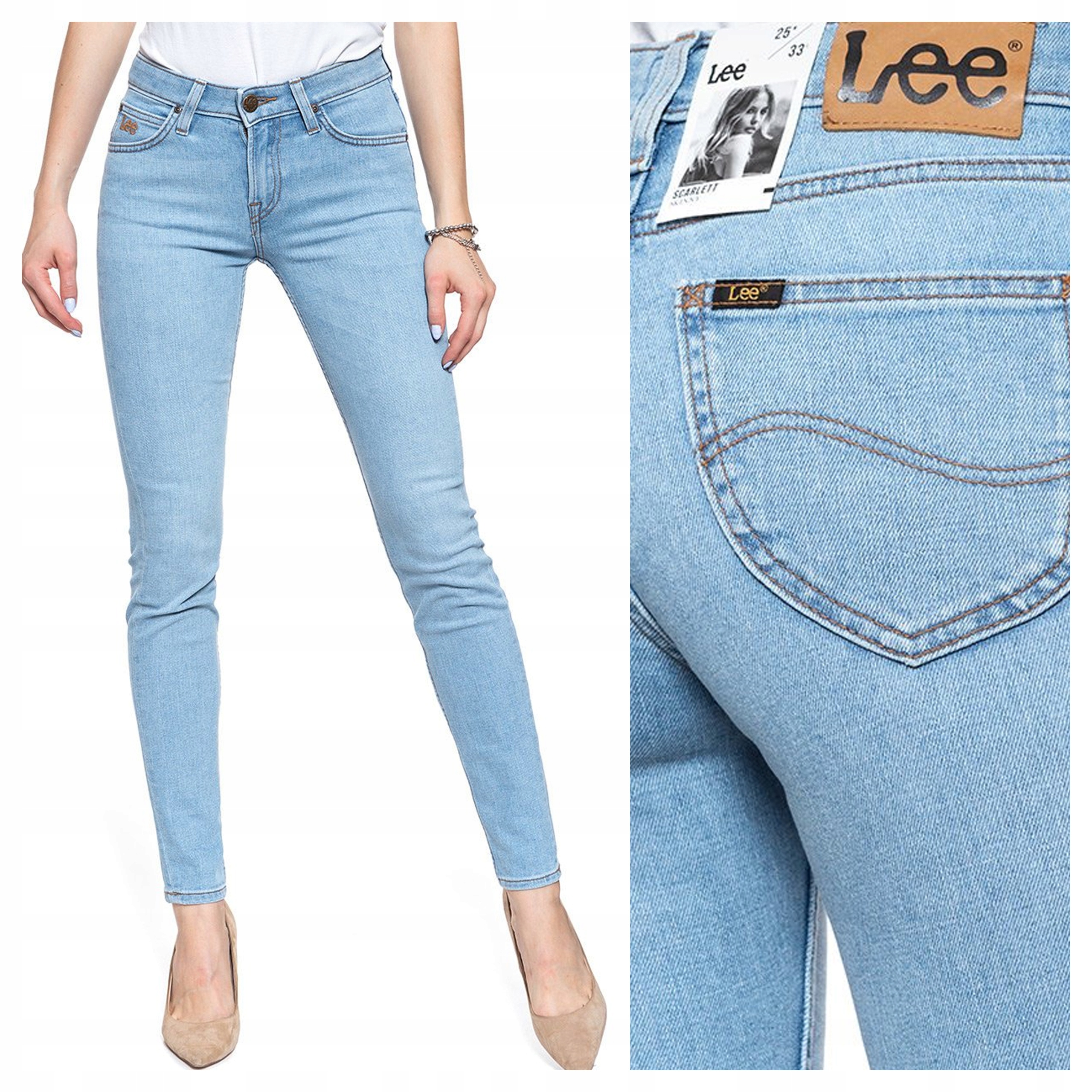 Dámské džínové kalhoty Lee Scarlett 27/33