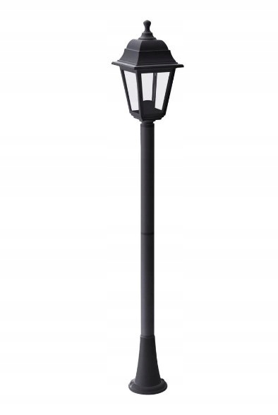 Lampa IP44 Roko 105 cm Záhrada čierna matná záhradná lampa