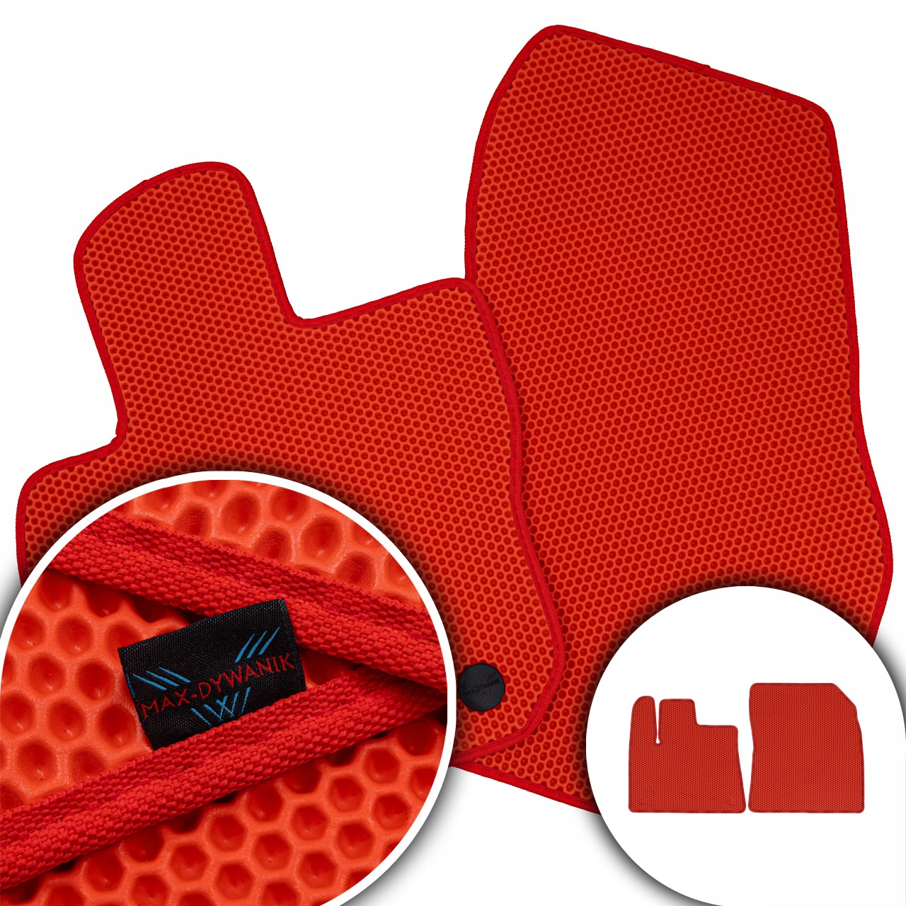 Opel Combo E 2os 2018 Koberce Eva Eternity Červené Honey