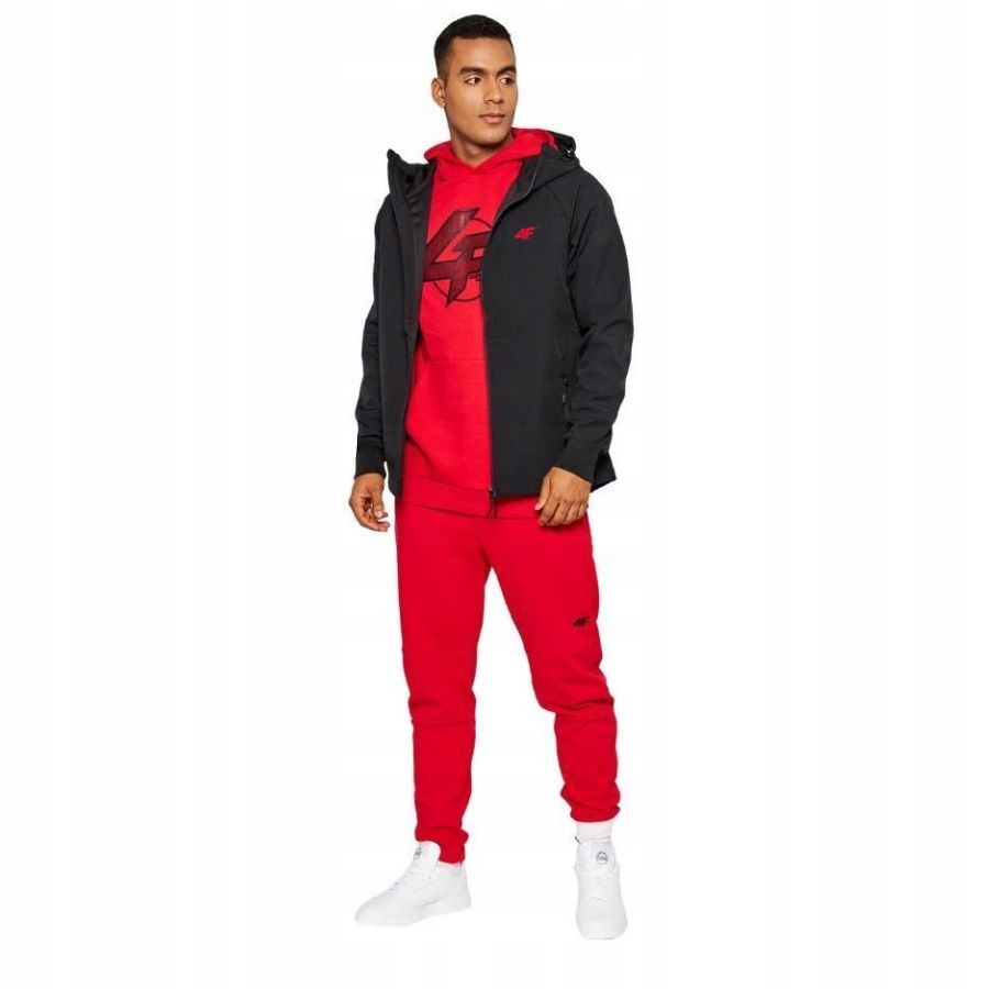 KURTKA MĘSKA 4F WIOSENNA PRZEJŚCIOWA SPORTOWA NA CO DZIEŃ SOFTSHELL Rozmiar L