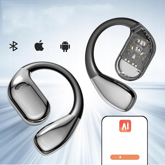 SŁUCHAWKI DO TŁUMACZENIA TŁUMACZ GŁOSOWY 144 JĘZYKÓW TŁUMACZ SŁUCHAWKI DOUSZNE Marka inna