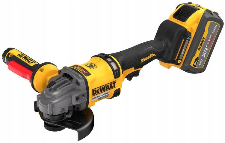 Akumulatorowa szlifierka kątowa DeWalt DCG418SHDX2 Brushless Flexvolt 2 a