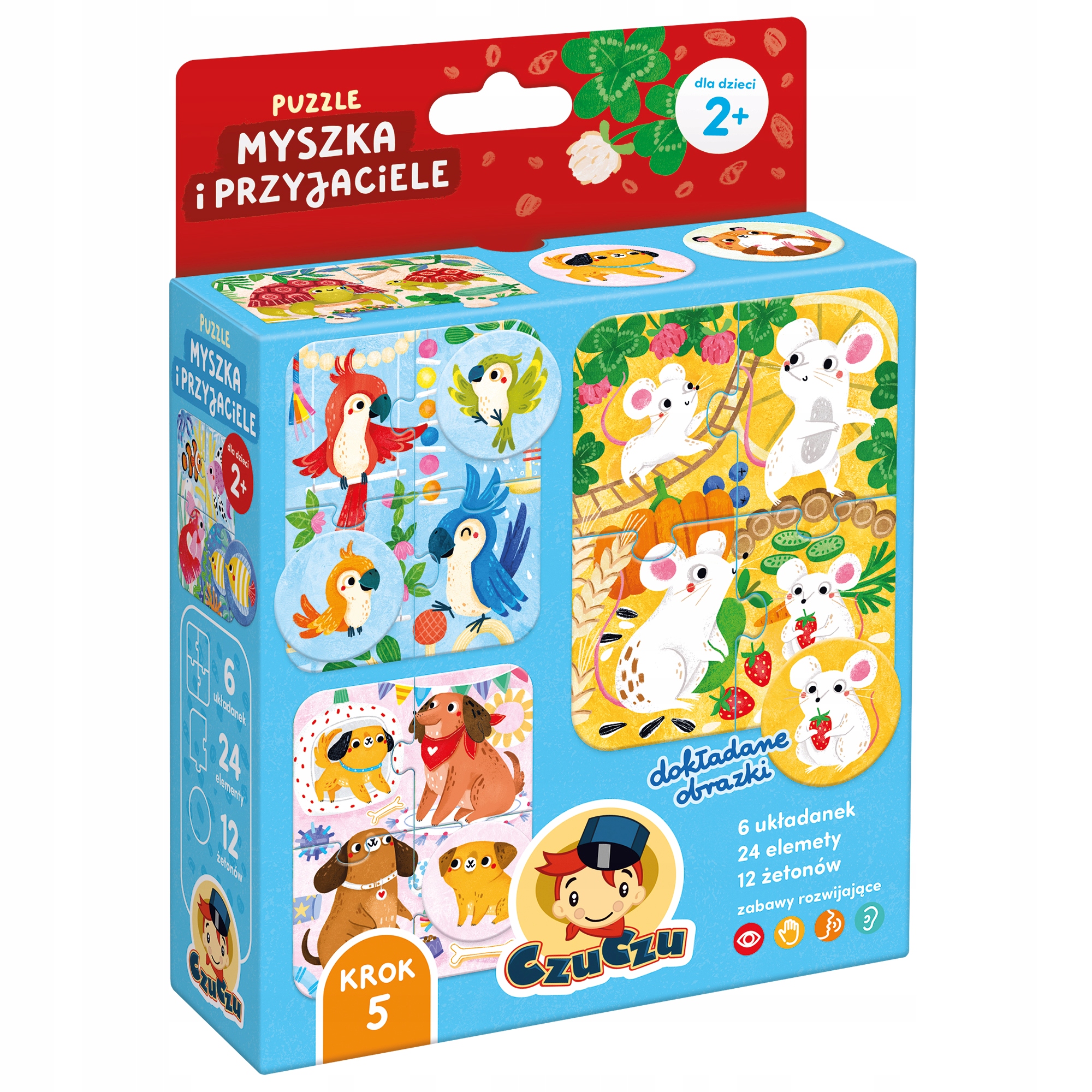 CzuCzu Puzzle Myszka i przyjaciele 2+ M
