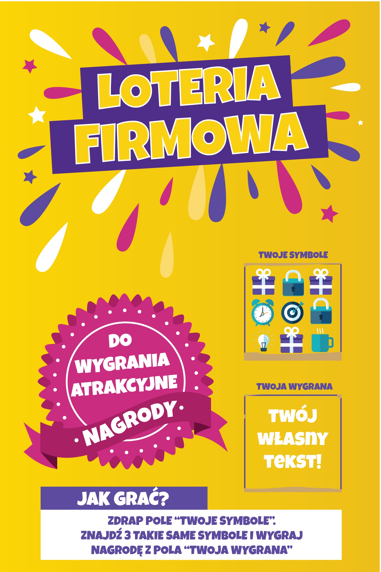 

Loteria Firmowa Zdrapka pracowników Święta