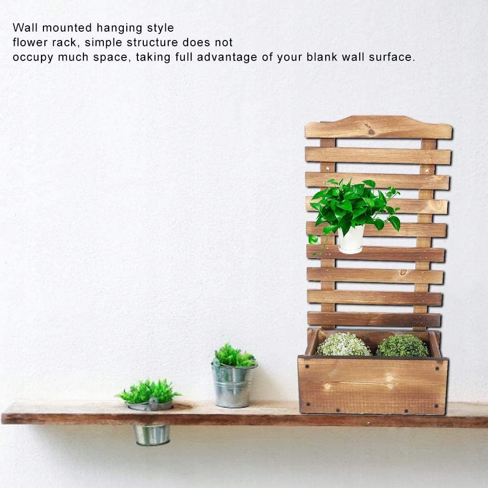 KWIETNIK PÓŁKA STOJAK NA KWIATY DONICZKI LOFT DREWNIANA DRABINKA SUKULENTY Marka bez marki