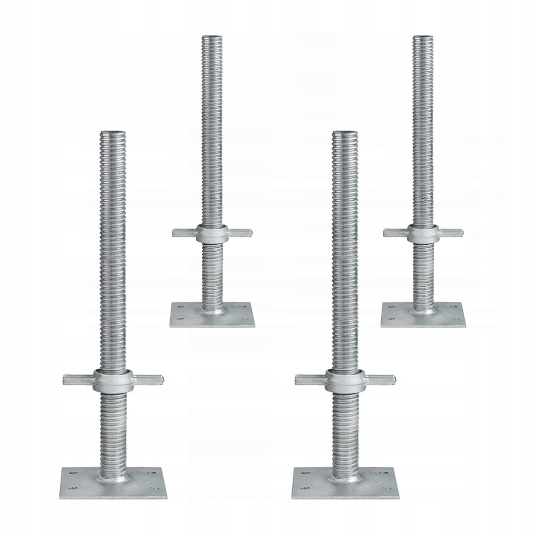 Stopa podstawka podstawa ramy rusztowania 60cm Ocynk Zestaw 4 sztuki