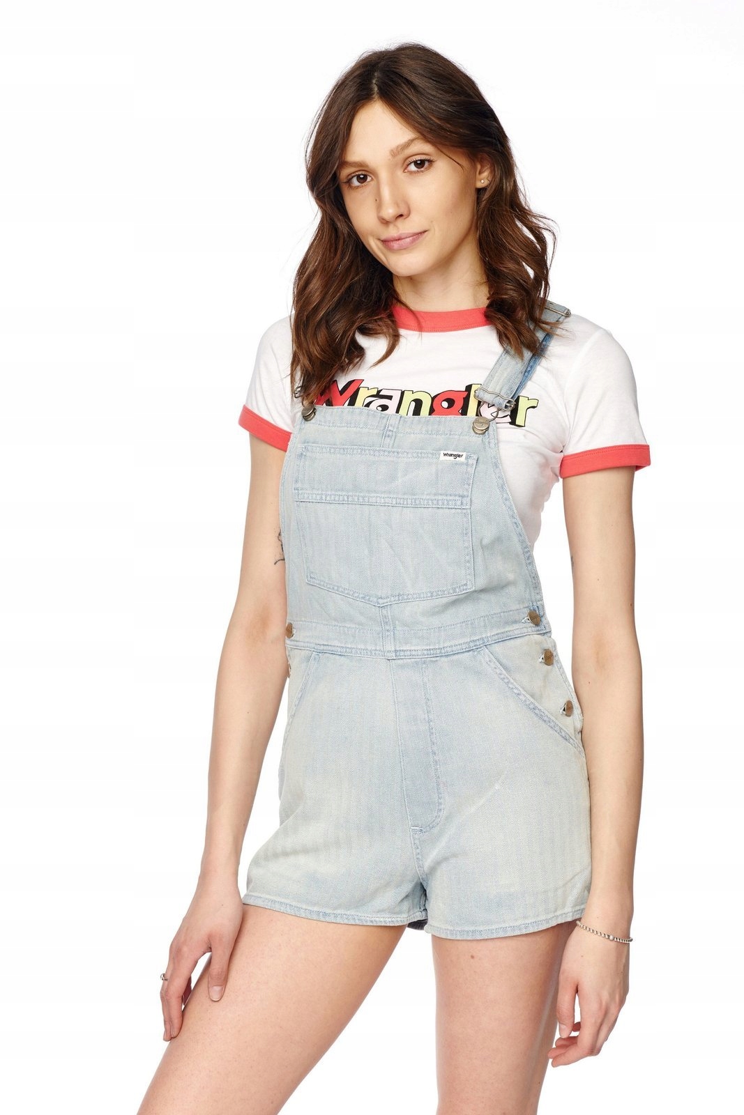 

Wrangler Bib Short Herringbone W29QTS281 L