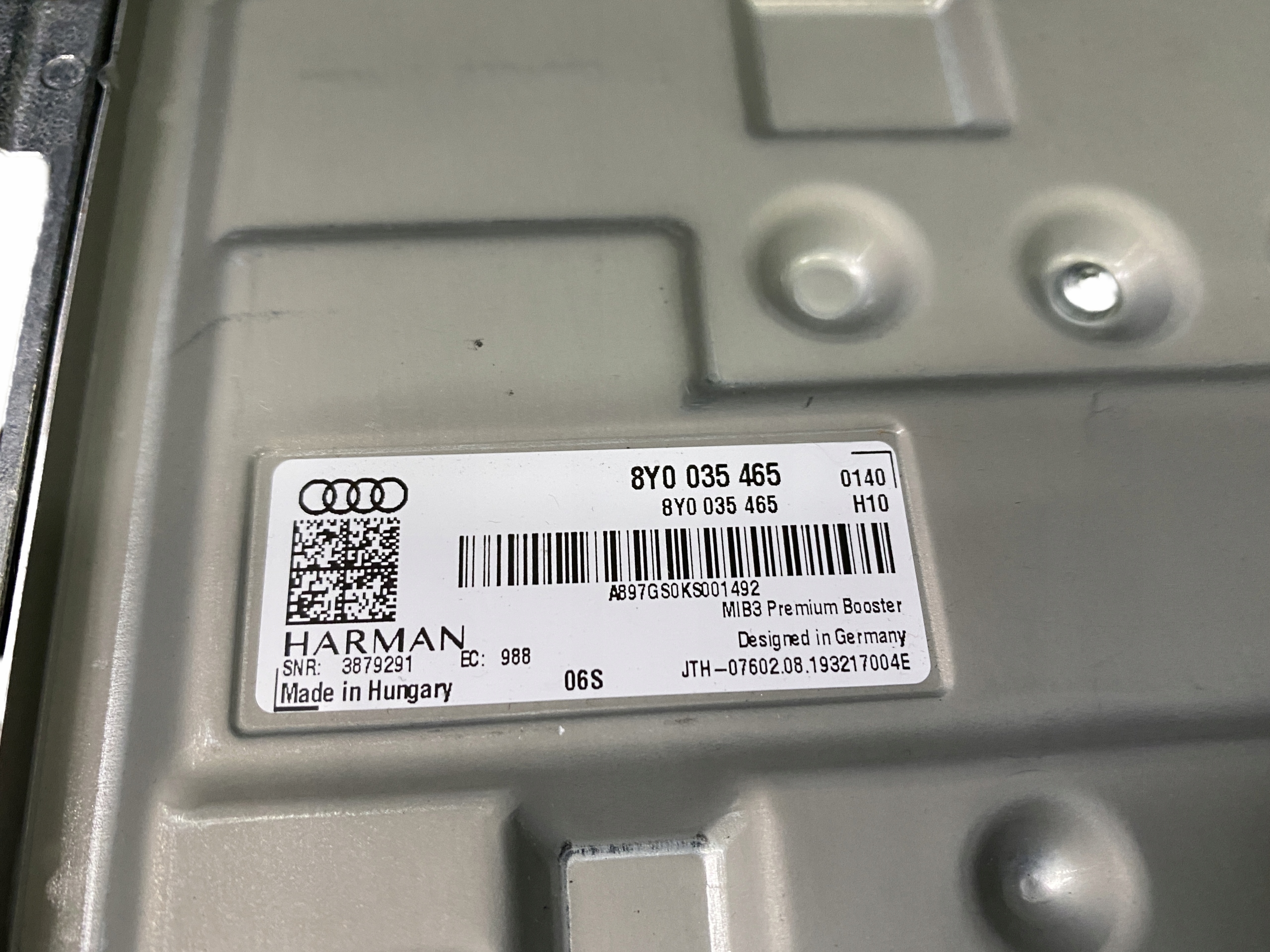 AUDI Q7 4M LIFT speakers amplifier bang OLUFSEN
