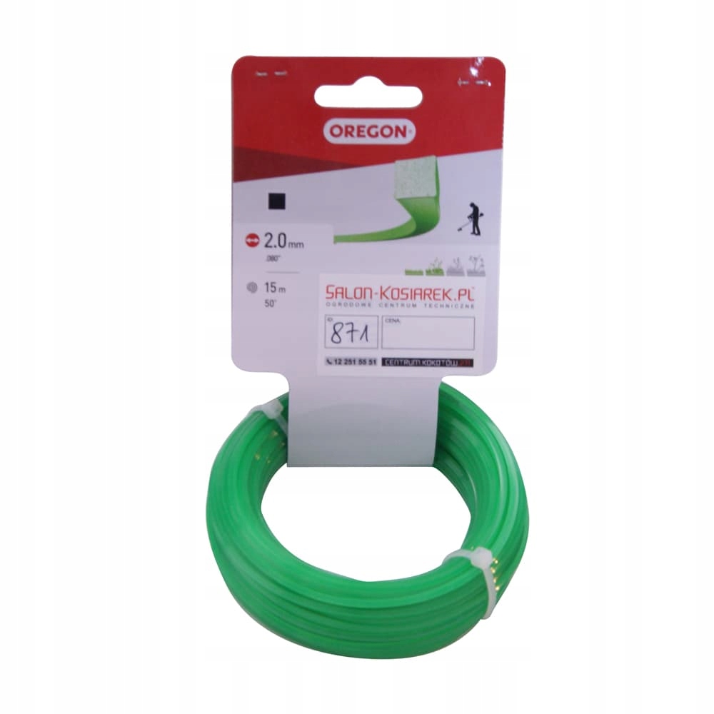 

Żyłka tnąca Oregon kwadrat 2,0 mm 15 m