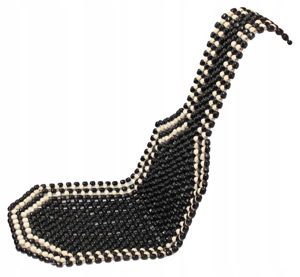 Mata Na Fotel Koraliki Koralikowa Czarna 125cm