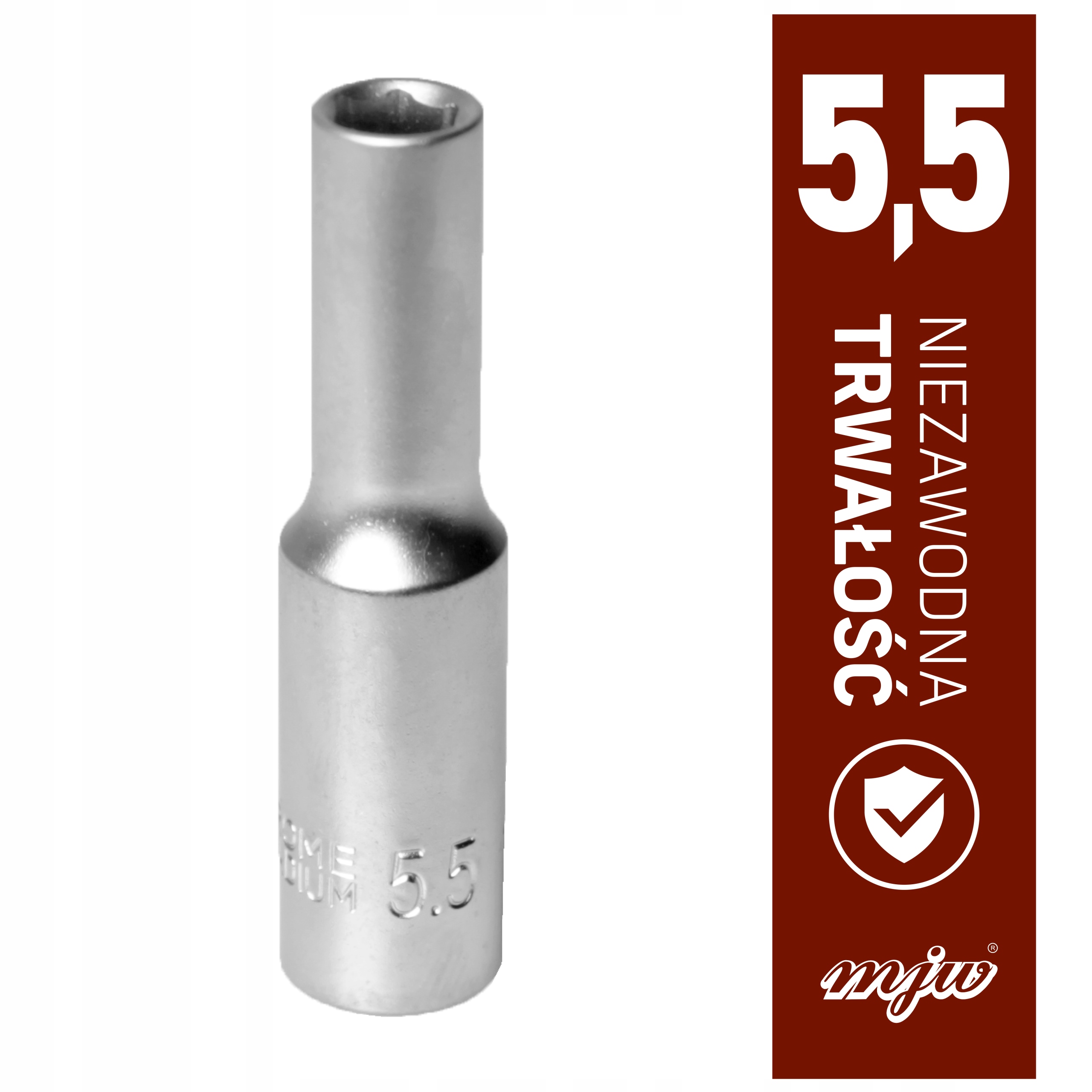 

Klucz nasadowy 1/4 nasadka długa 5,5 mm Mjw