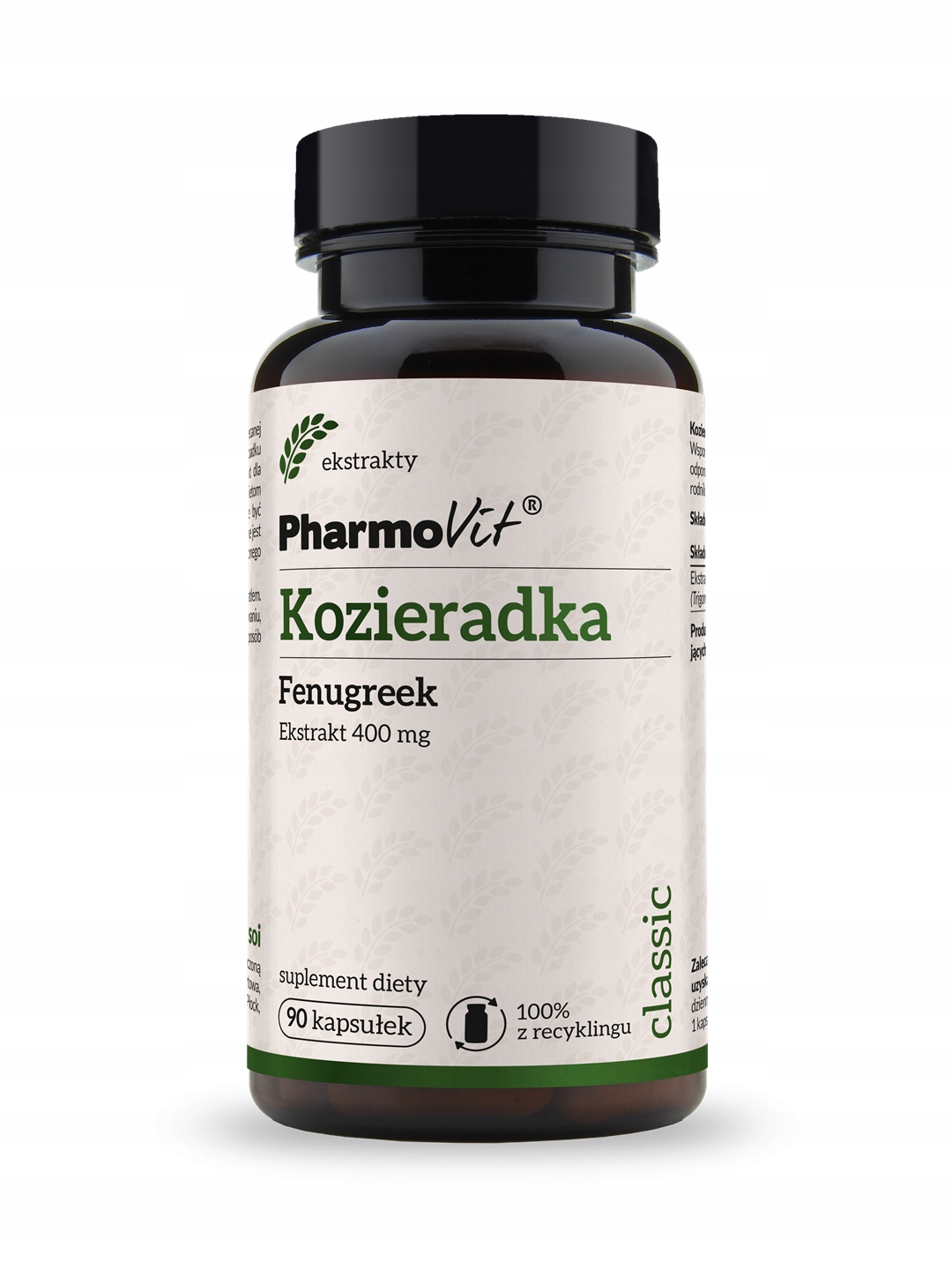Pharmovit KOZIERADKA 400mg Ekstrakt 90k Fenugreek