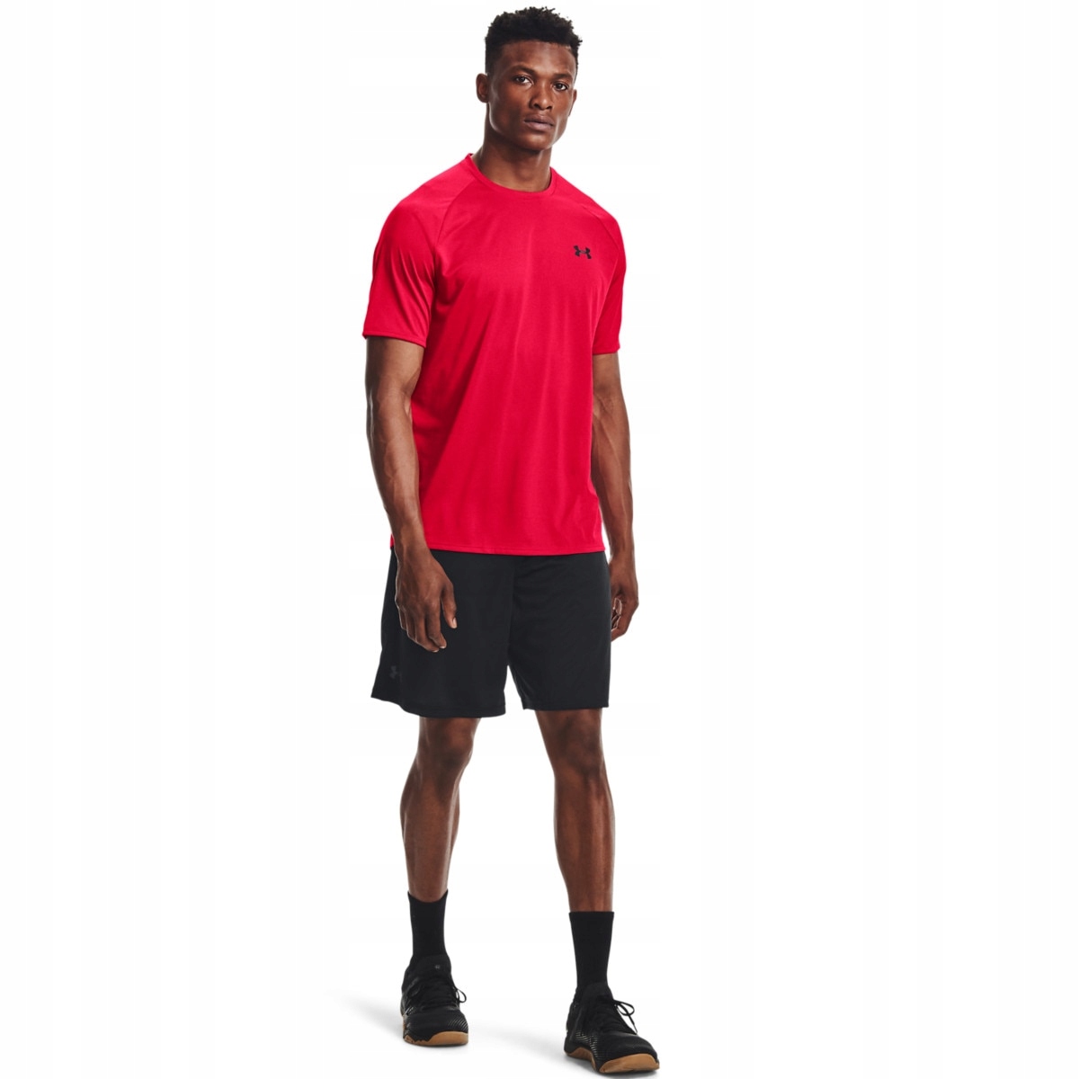 Męskie spodenki treningowe Under Armour Tech Mesh czarne Xs