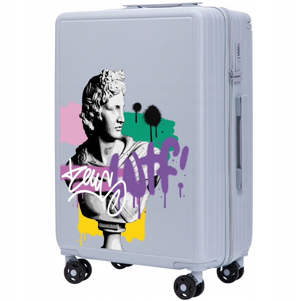 Střední kufr na 4 kolečkách XL Registrovaná zavazadla do letadla s Abs Wings