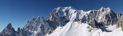 

Fototapeta flizelina na wymiar Szczyt Mont Blanc