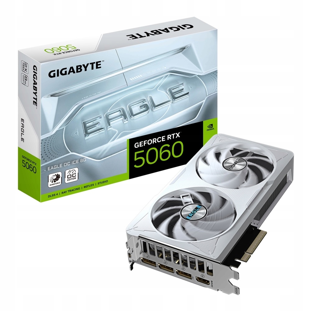 Karta graficzna Gigabyte GeForce Rtx 5060 Eagle Oc Ice 8GB GDDR7 HDMI+3xDP