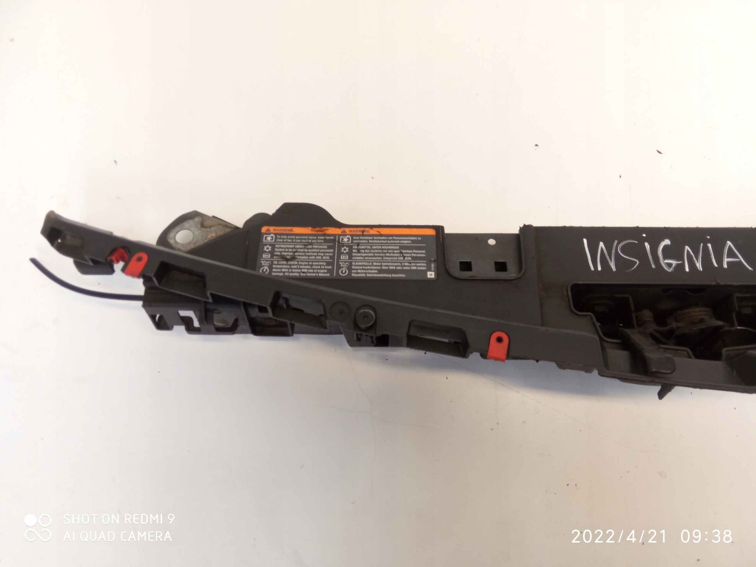 OPEL INSIGNIA front upper panel cover