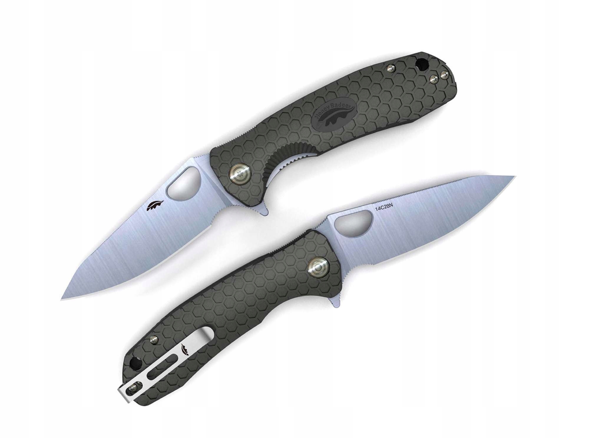 Nůž Honey Badger Leaf 14C28N Small Black