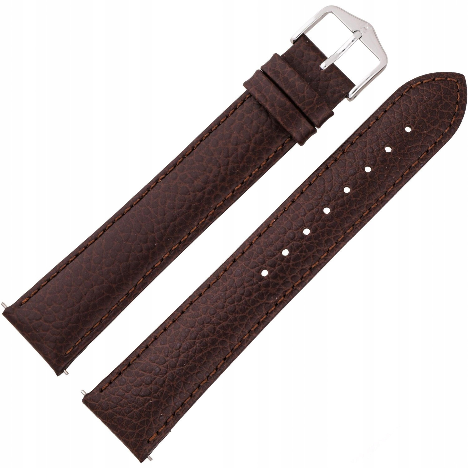 Pásek k hodinkám Hirsch 01502210-2-20 hnědý 20 mm