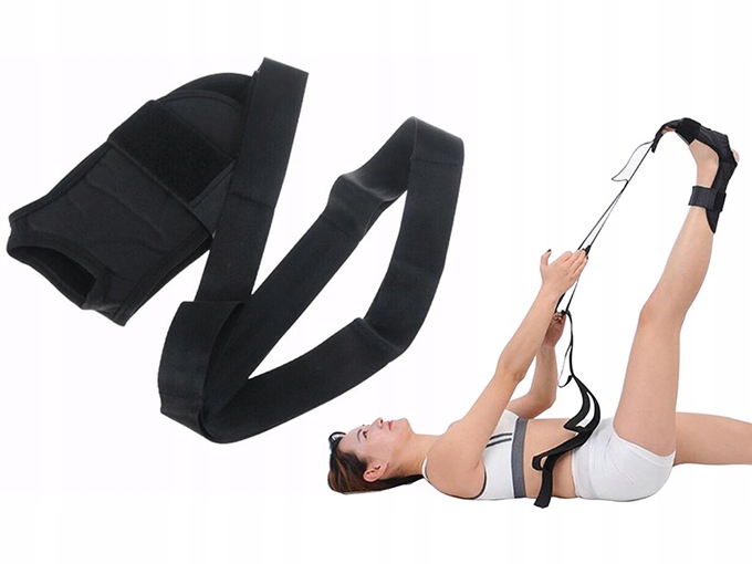 PAS DO ROZCIĄGANIA MIĘŚNI NÓG TRENING SZPAGATU Szerokość produktu 1 cm