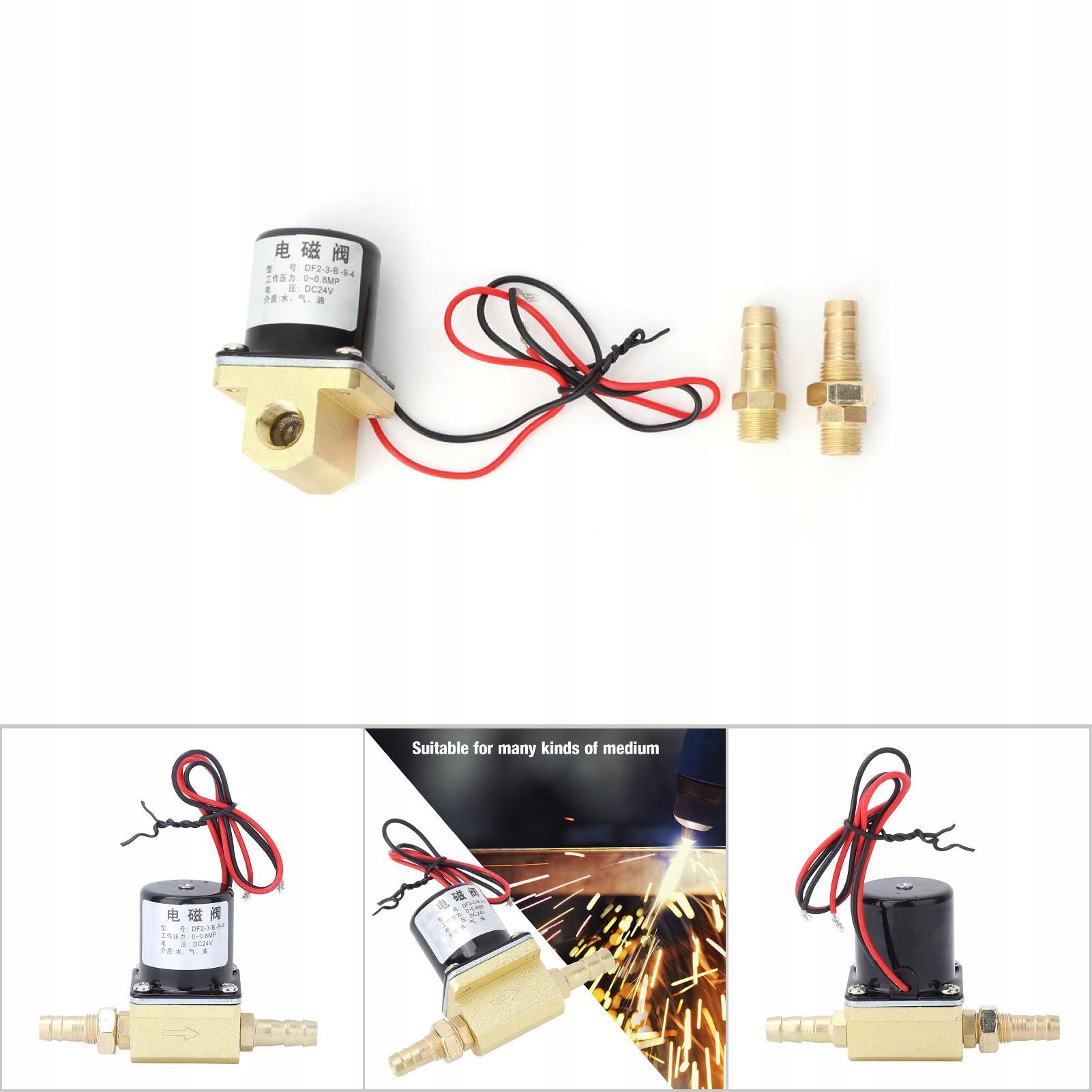 ELEKTROZAWÓR DC24V SPAWARKA MIGOMAT 0,8MPA Rodzaj inny