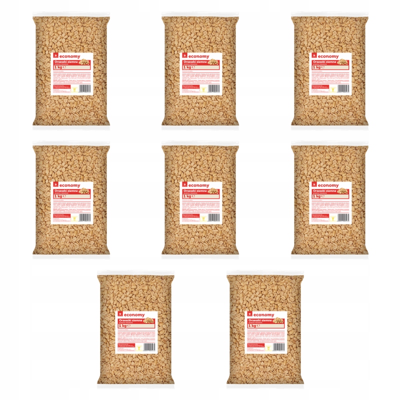Tge Arašídy pražené, nesolené 1 kg X8