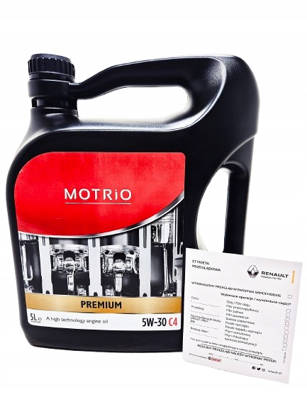 Oryginal Renault Motrio olej 5L RN0720 5W30 Dpf
