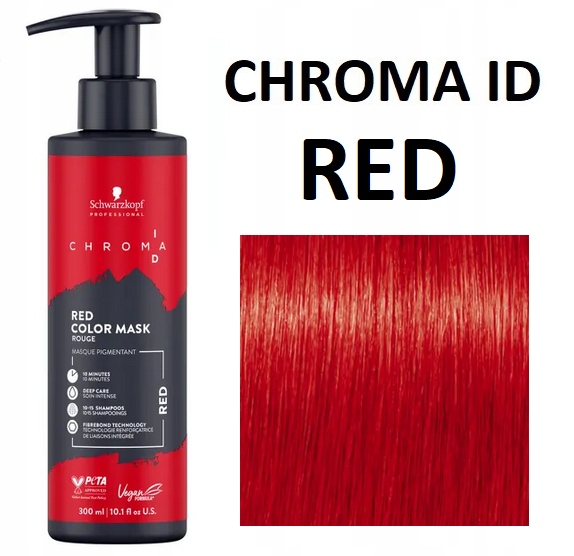 Schwarzkopf Maska Koloryzująca Chroma ID 300ML Kolor: Red