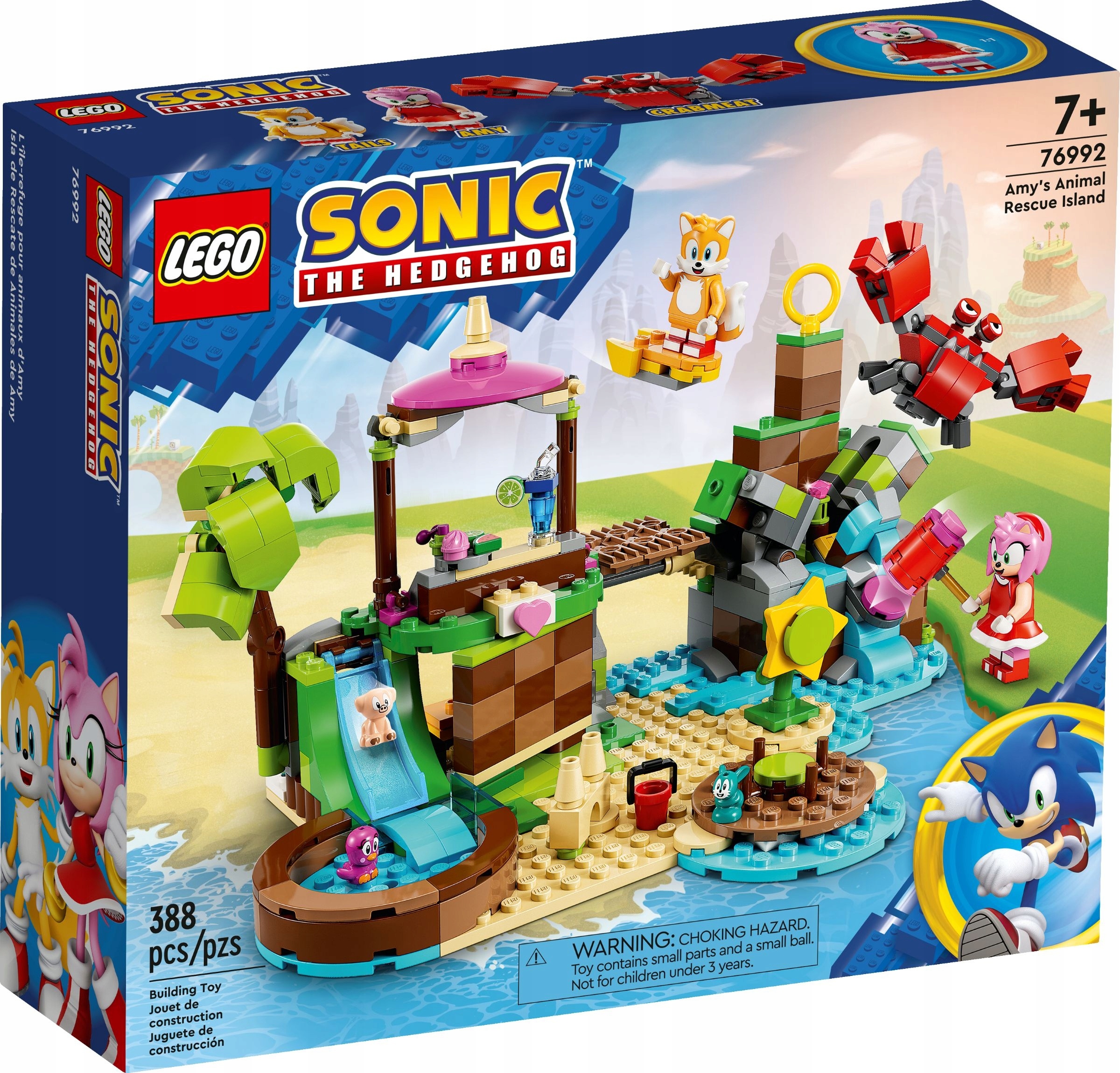 Lego 76992 Sonic the Hedgehog – Ostrov pro zvířata Amy