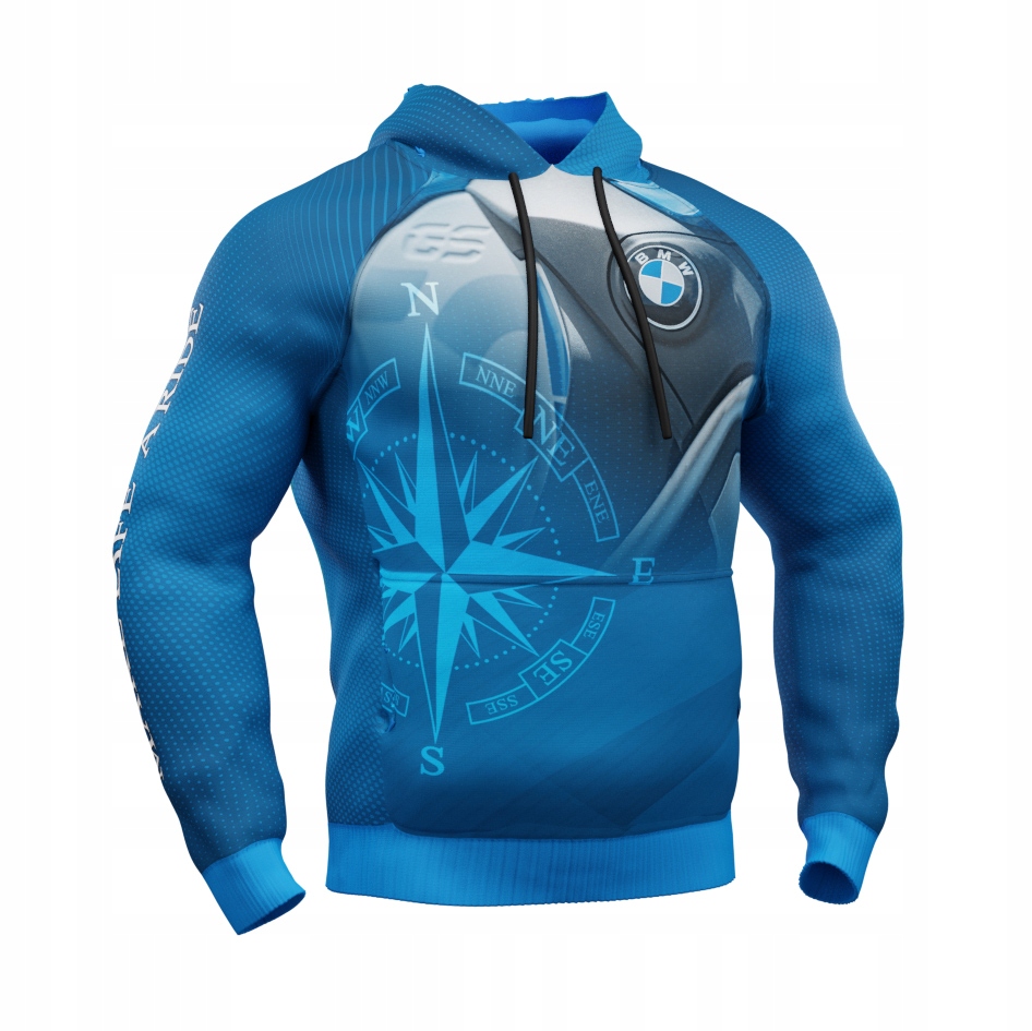 KANGURKA TERMOAKTYWNA z KAPTUREM MAKE LIFE A RIDE RÓŻA WIATRÓW BMW GS1250