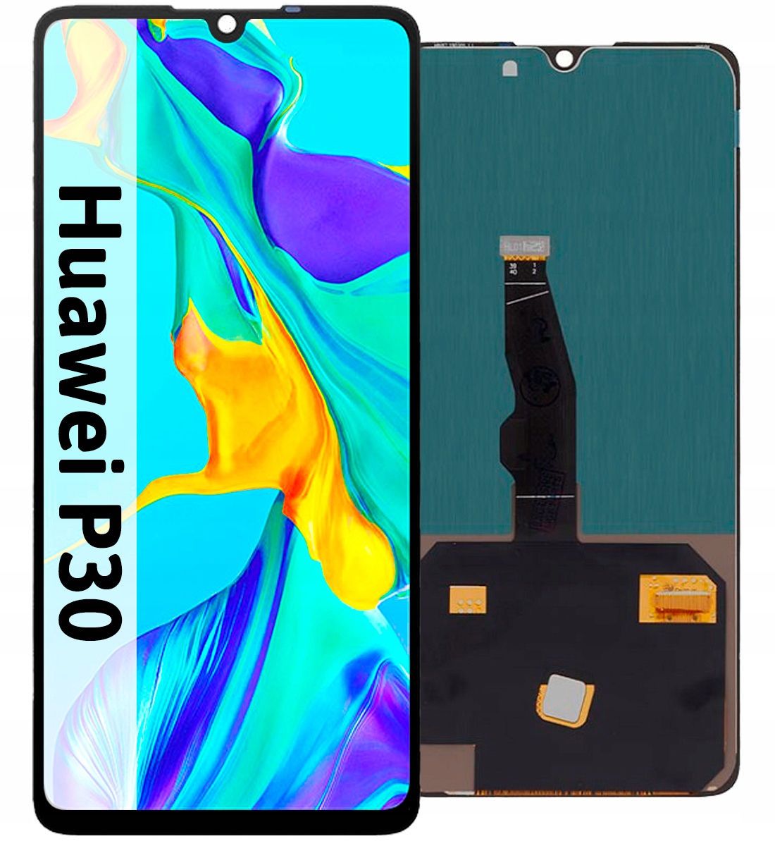 Lcd Huawei P30 Ele-l29 w Wyświetlacze -Części zamienne do