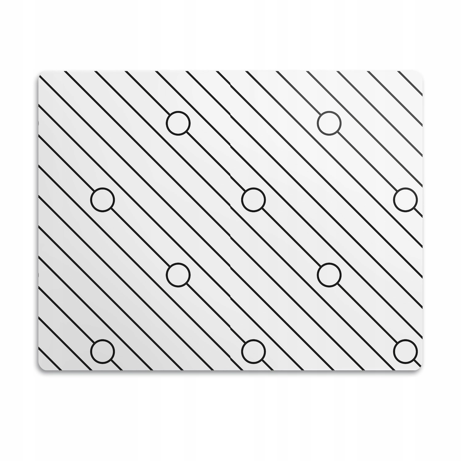 Levně Pro psa kočku podložka pod misku Šablona s proužky 60x40