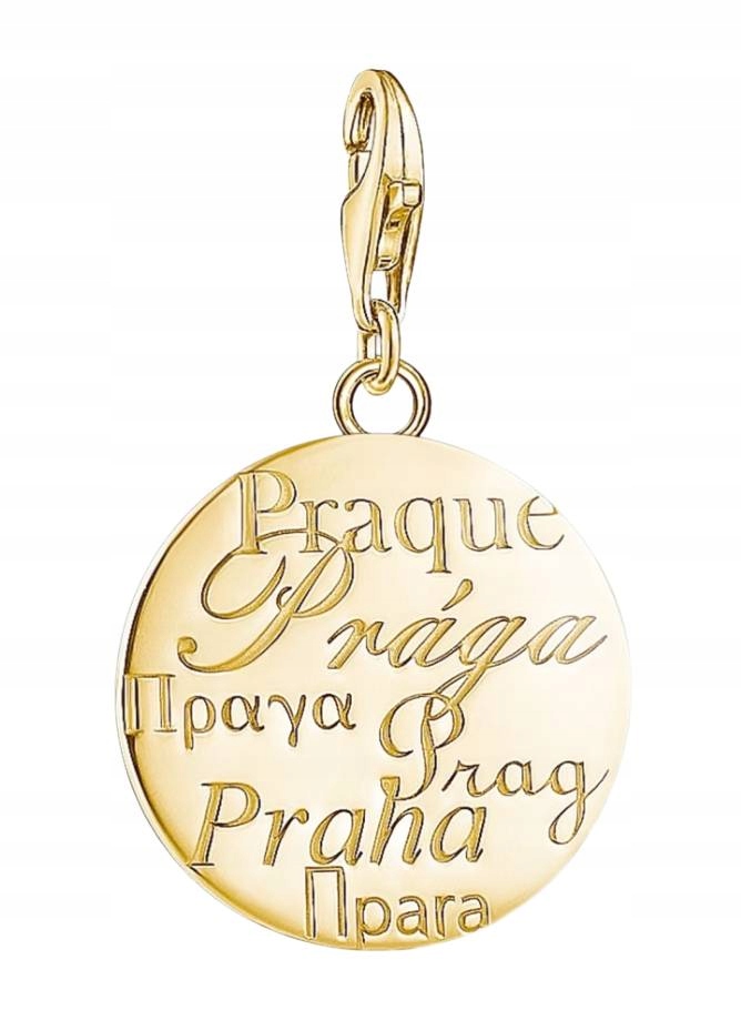 Thomas Sabo Praha Gold Coin Přívěsek