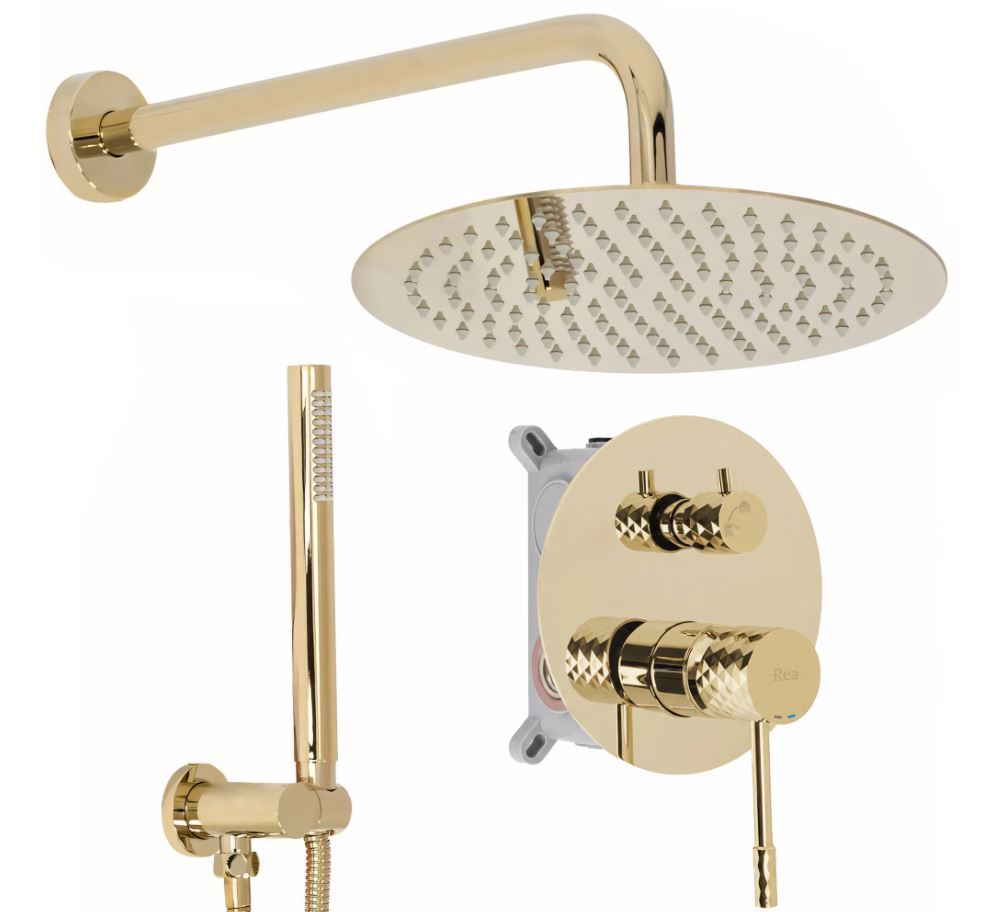 Rozprašovací Set Podty Lungo Diamond Zlatý Box Rea