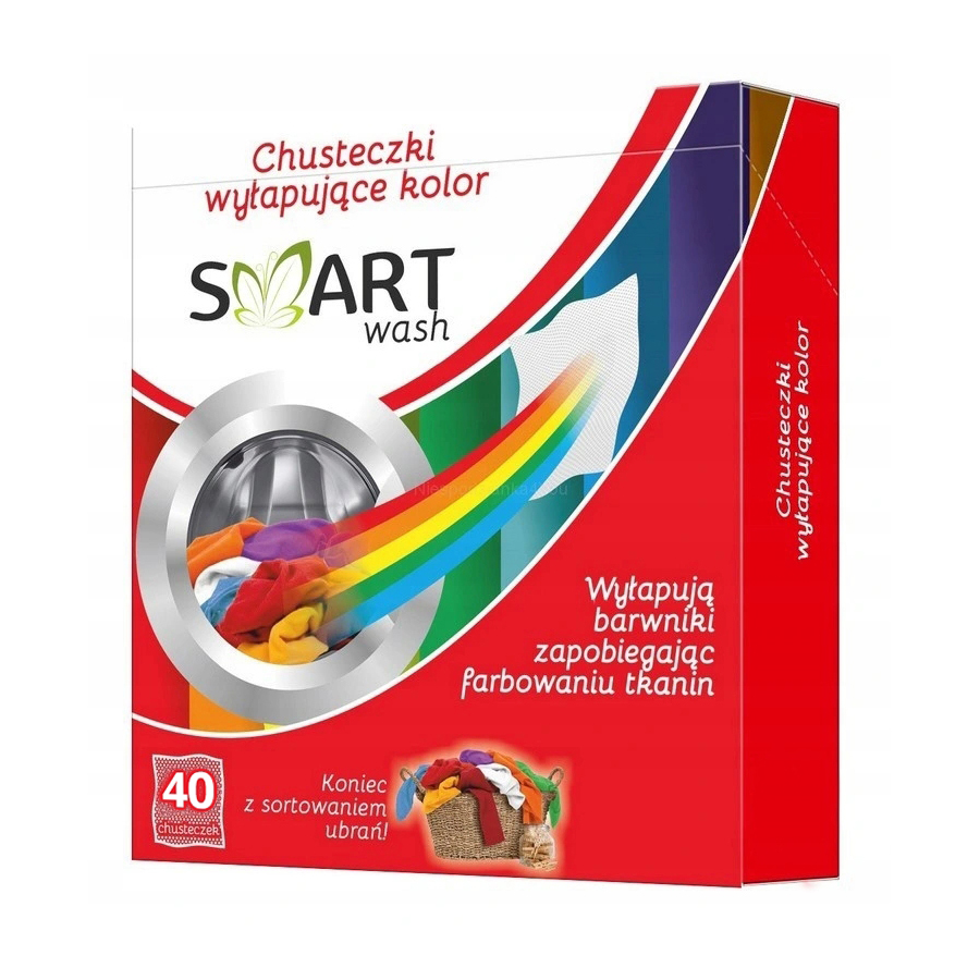 

Smart Wash Chusteczki Prania Wyłapujące Kolor 40SZ