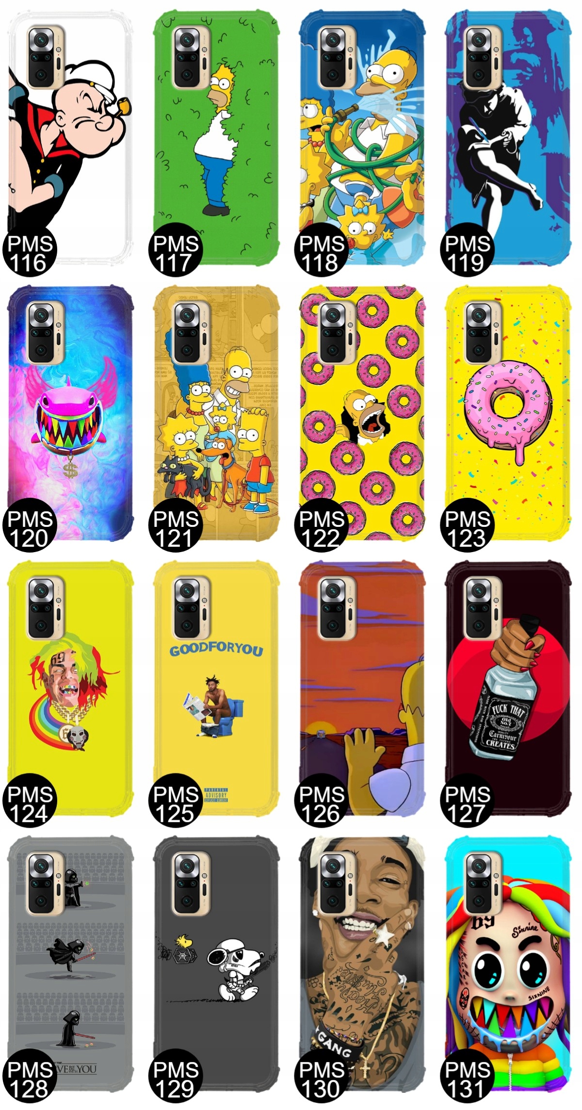 Etui Crossbody Do XIAOMI REDMI NOTE 10 PRO Wzory Typ plecki