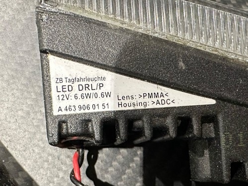 MERCEDES BENZ G CARBON oben spoiler panel dach LED A4639060151