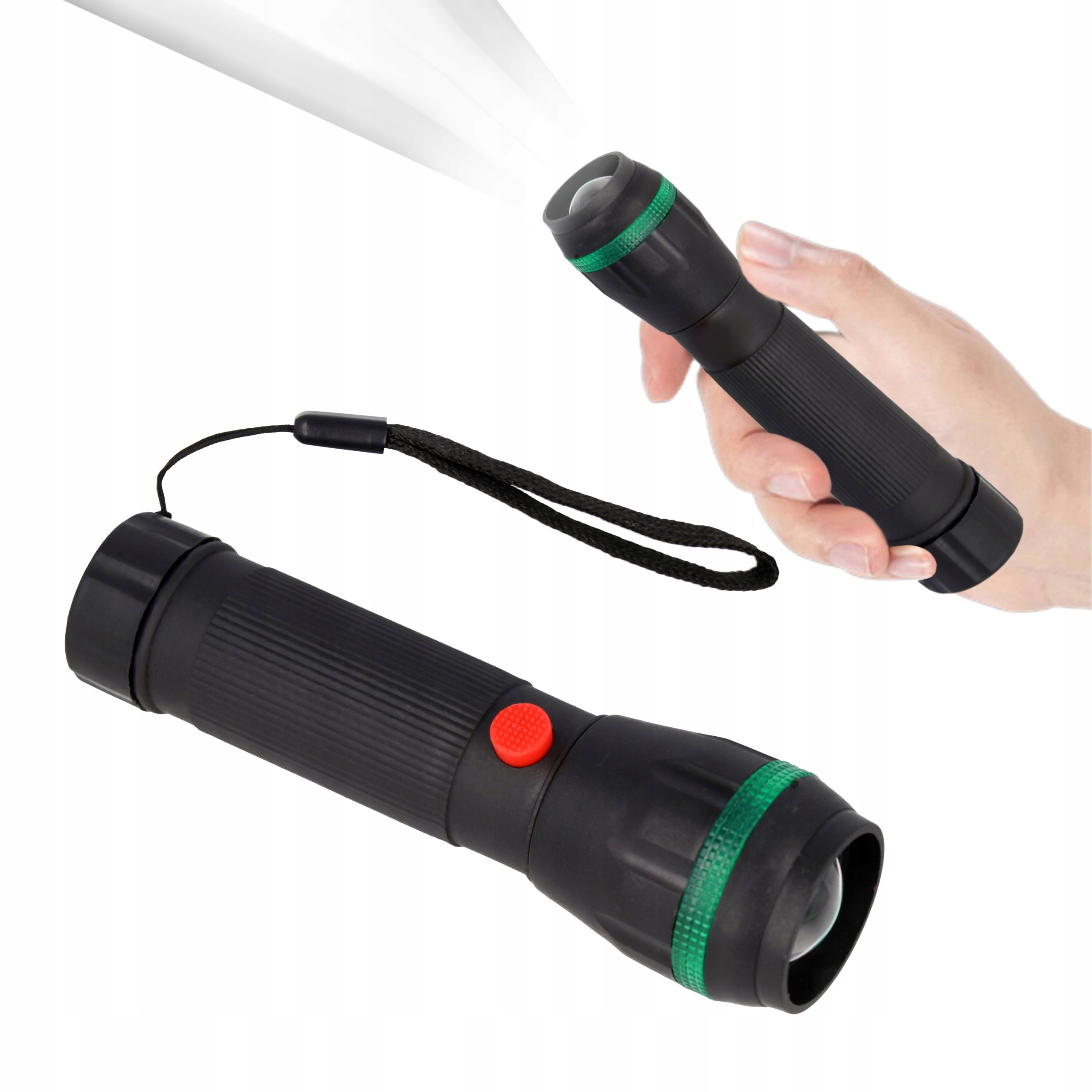 SZPERACZ MOCNA LATARKA LAMPKA CREE LED 150 m ZOOM