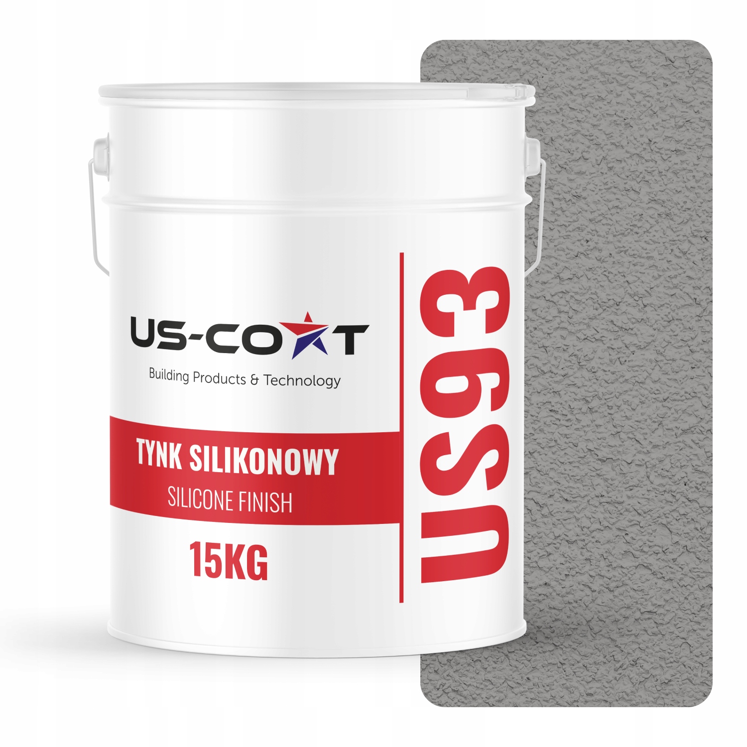 Silikonová Omietka Šedá Platinová F264 15KG Baranek Granulácia 3.0mm