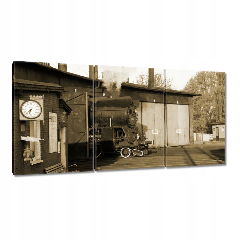 

Obrazy 120x60 Parowóz Ol 49-69 Sepia