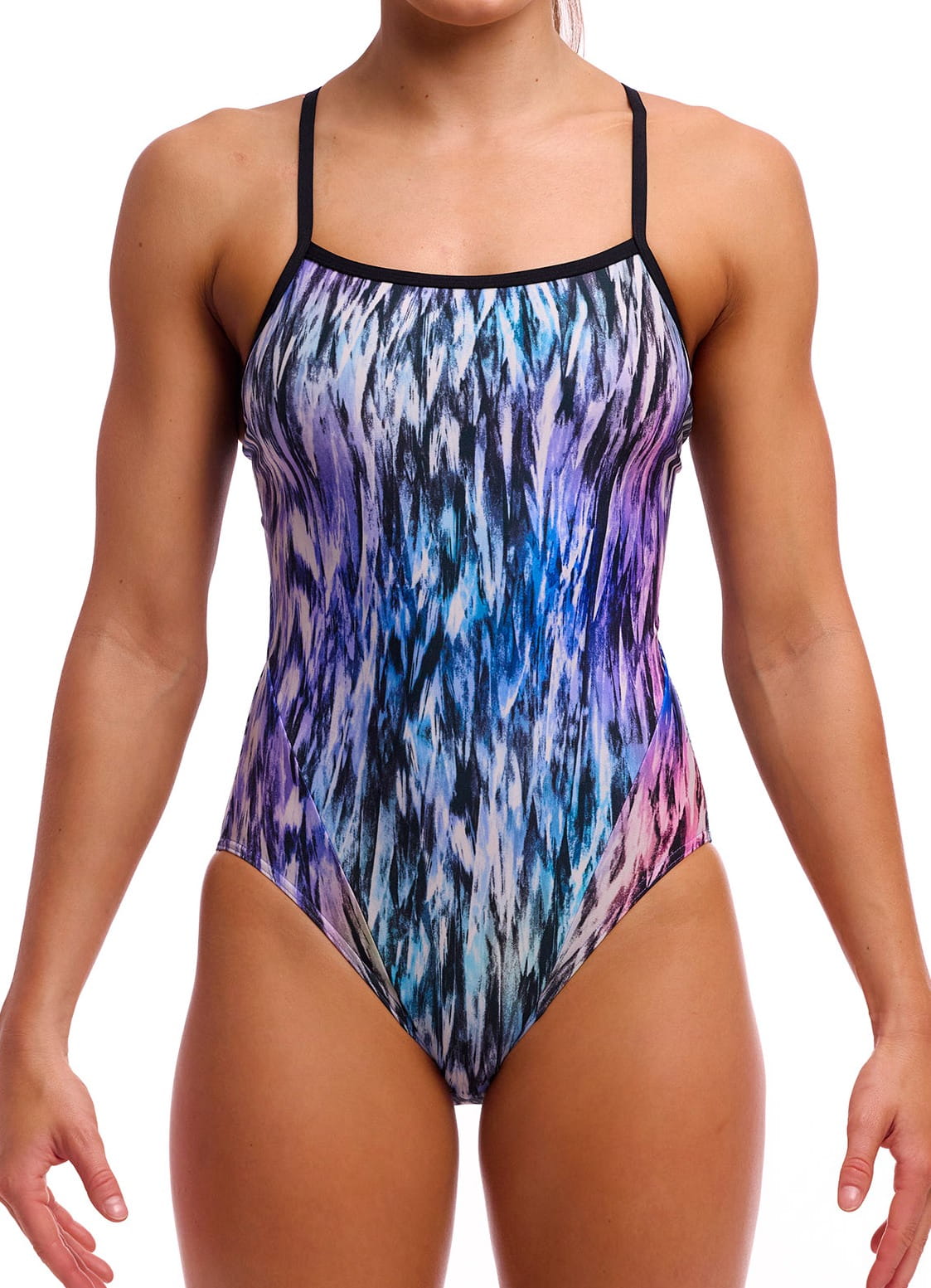 Plavecký oblek Funkita Fly Dye Single Strap 10 (UK32) S