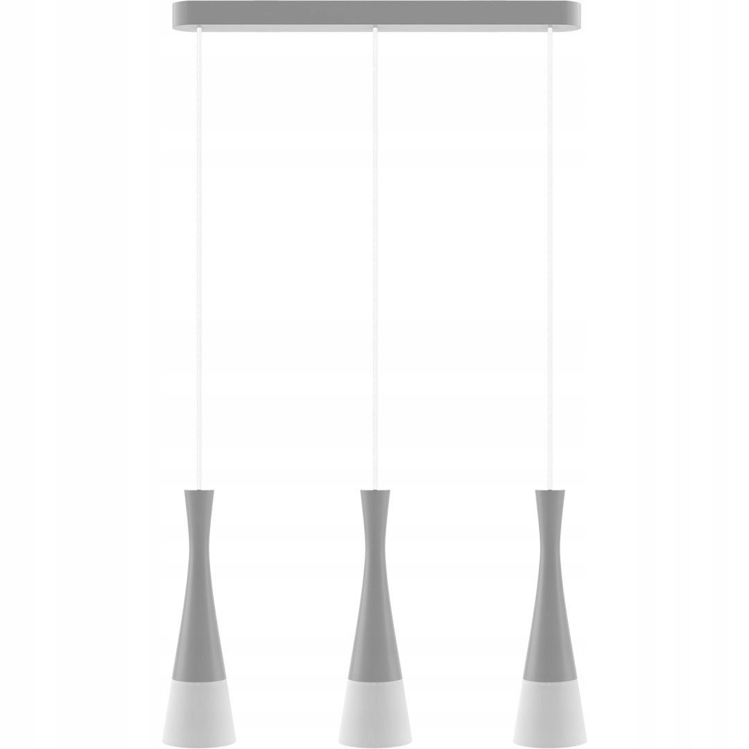 LAMPA WISZĄCA SZARA VEGAS2 3PŁ