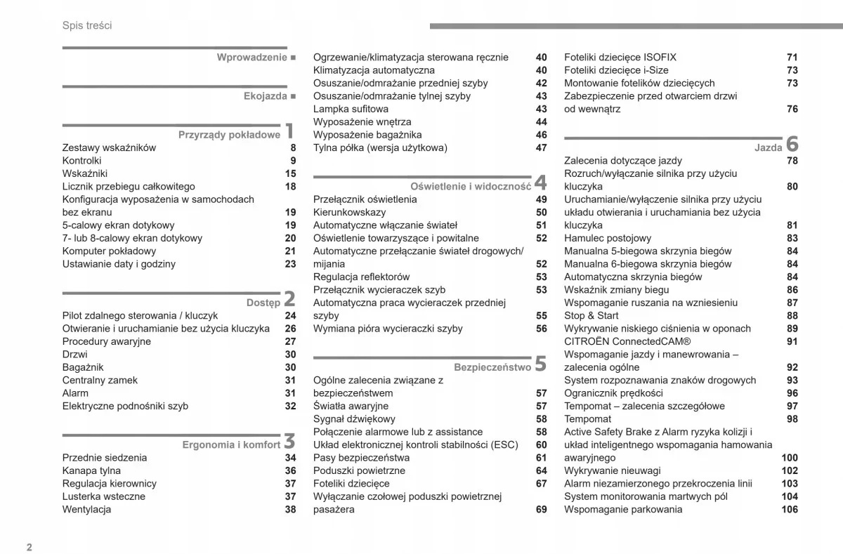 Citroen C3 2020 lift Instrukcja Obsługi Tematyka Samochody osobowe