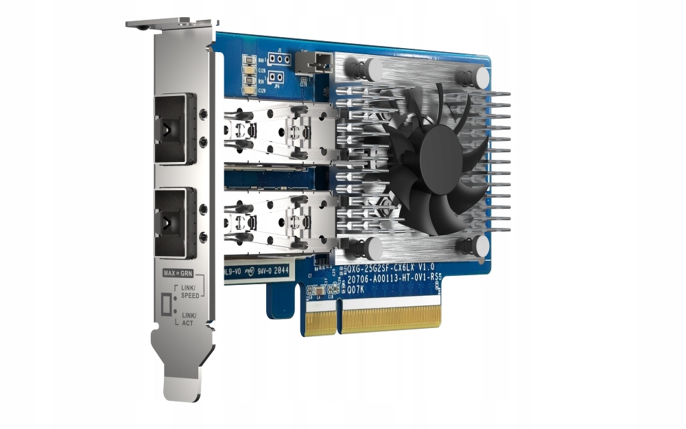 Qnap QXG-25G2SF-CX6 2-portová rozširujúca karta 25GbE SFP28 pre Qnap/pc