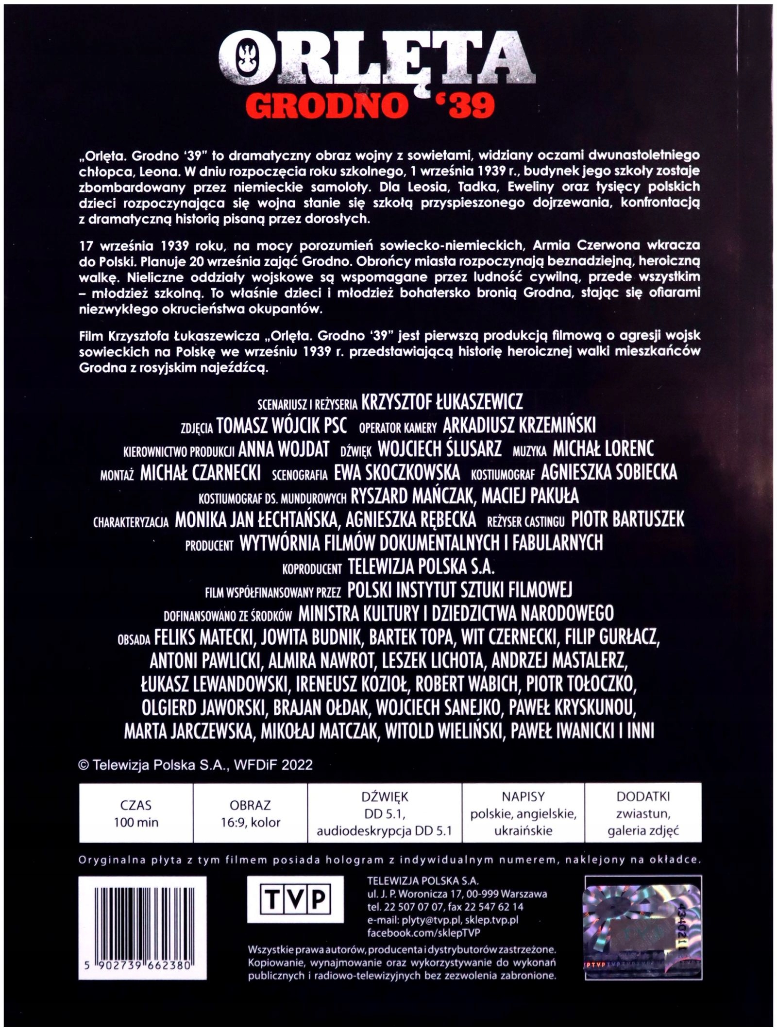 ORLĘTA. GRODNO '39 (DVD) Gatunek wojenne