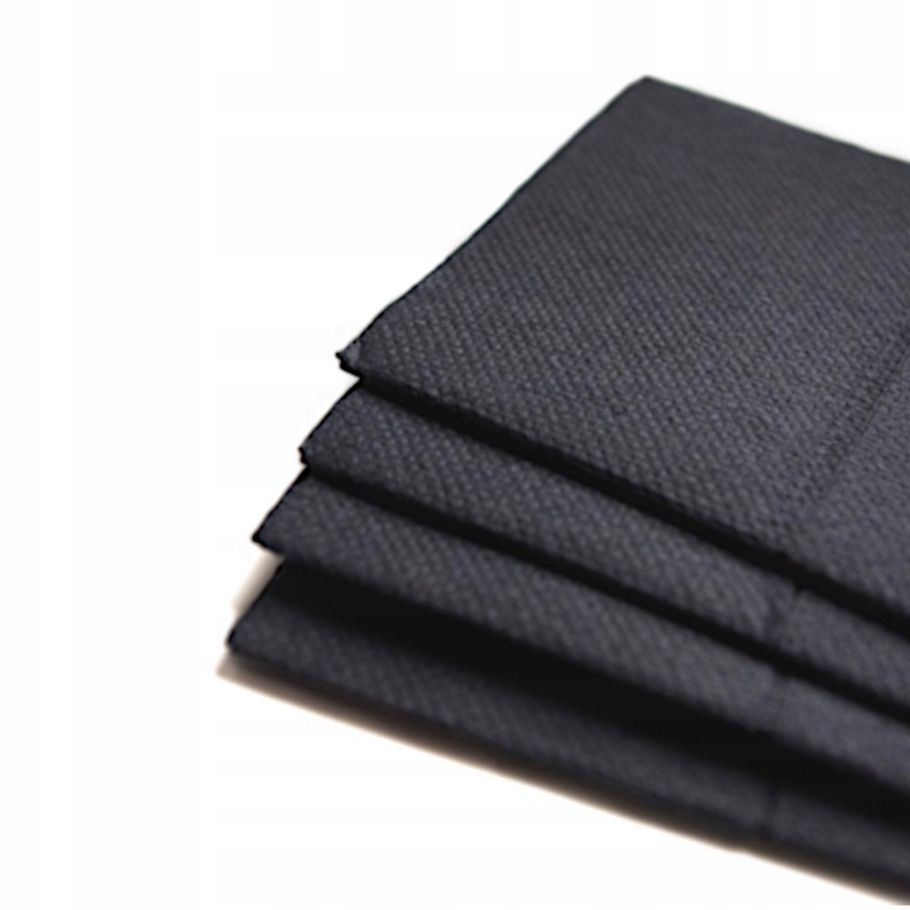 Serwetki poszetki kangurki na sztućce czarne 32x38 50szt9 Kod producenta 5738