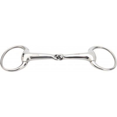 Wędzidło Oliwkowe Łamane Pełne 12,5cm