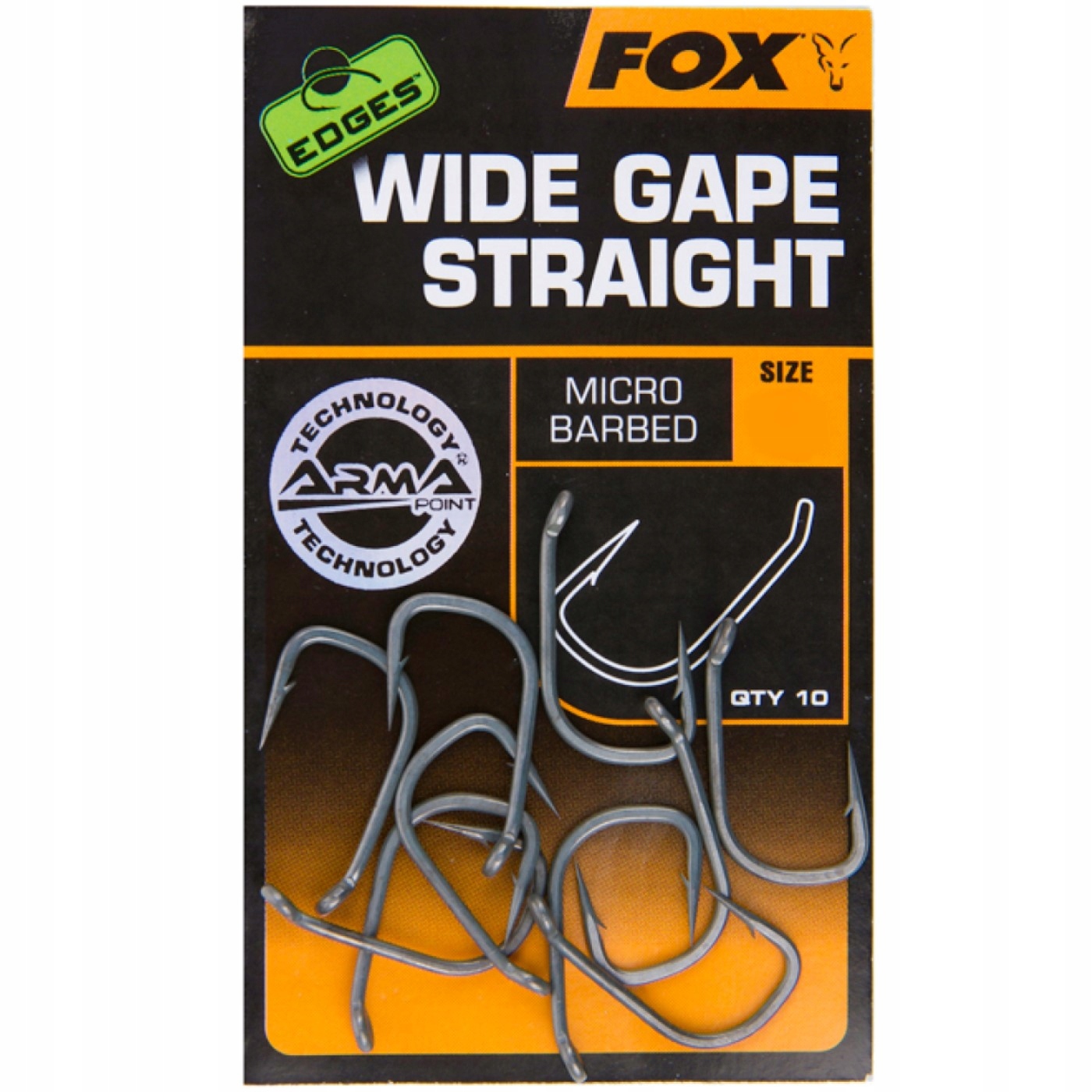 Haczyki Fox Edges Wide Gape Straight roz. 2