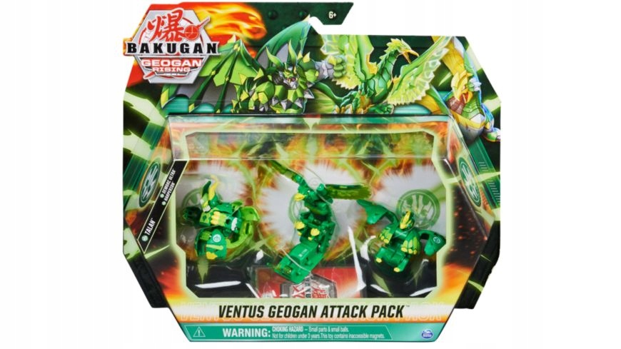 Spin Master Bakugan Ventus Geogan Attack Pack