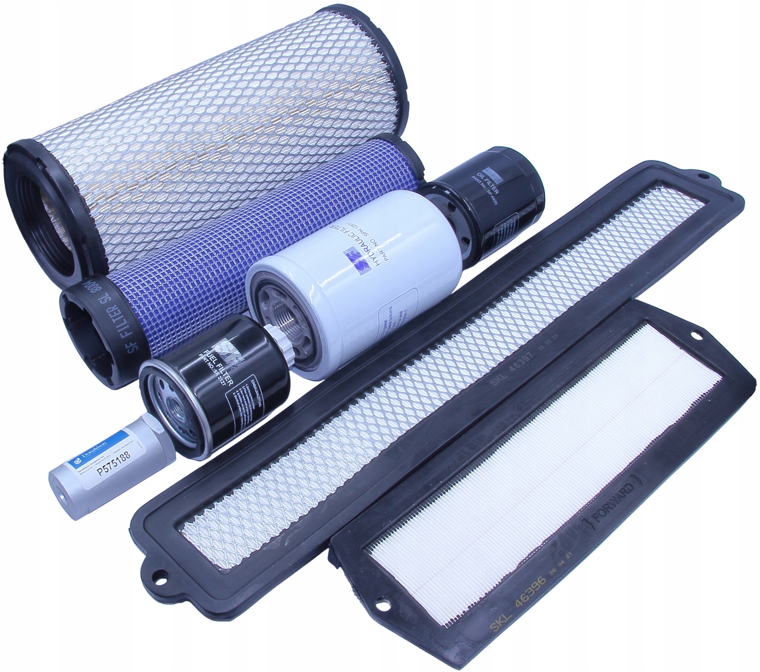 Filtry Bobcat 873, 873G, 873H mininabíječka sada.